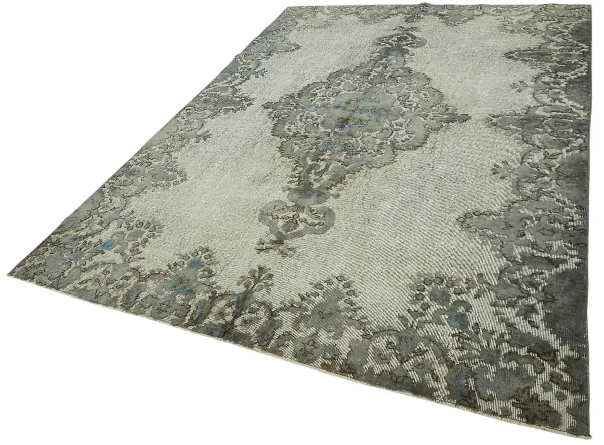 Oyma Gri Pamuk Üzerine Yün El Dokuma Kilim-208x308 - Görsel 3