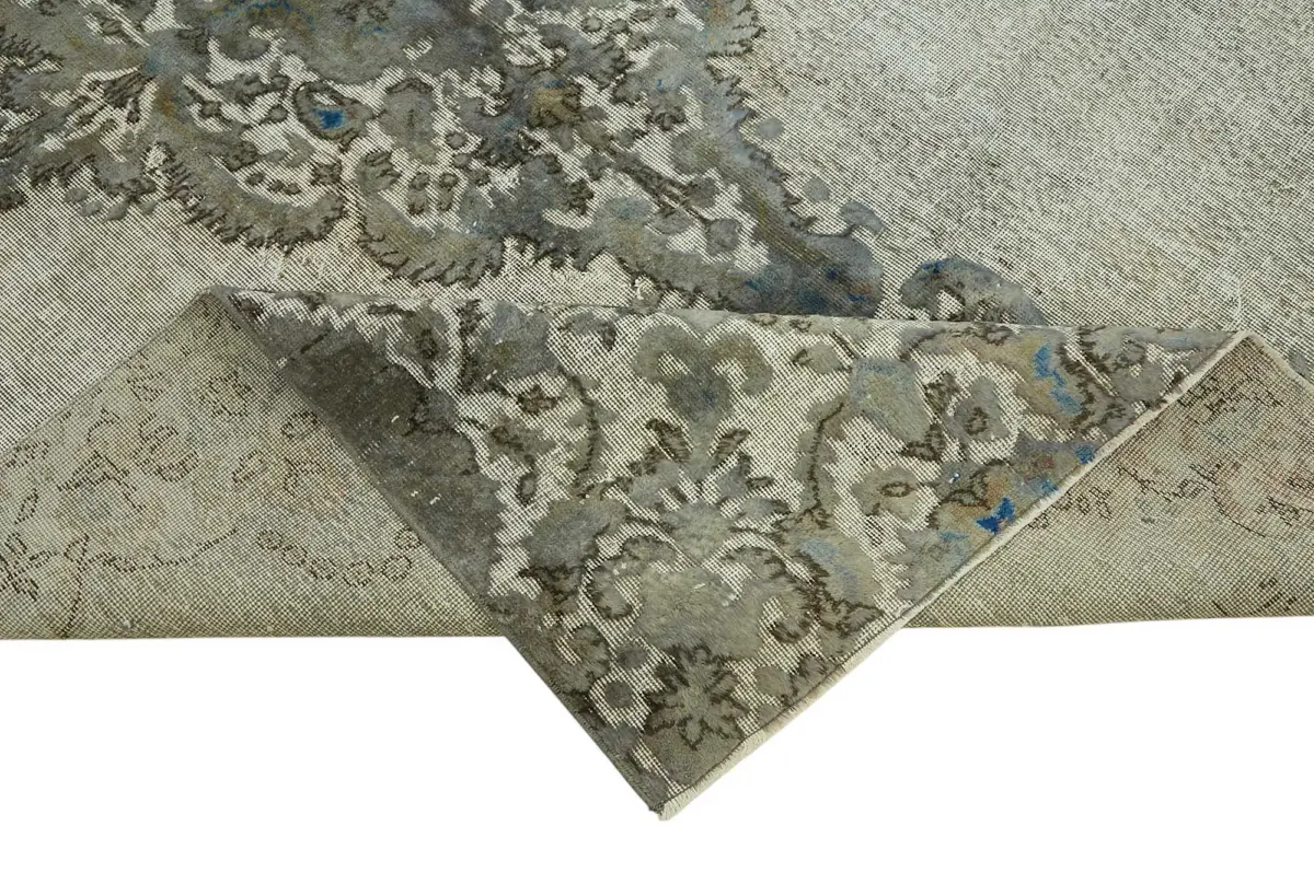 Oyma Gri Pamuk Üzerine Yün El Dokuma Kilim-208x308 - Görsel 6