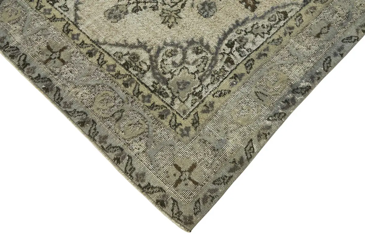 Oyma Gri Pamuk Üzerine Yün El Dokuma Kilim-167x291 - Görsel 4