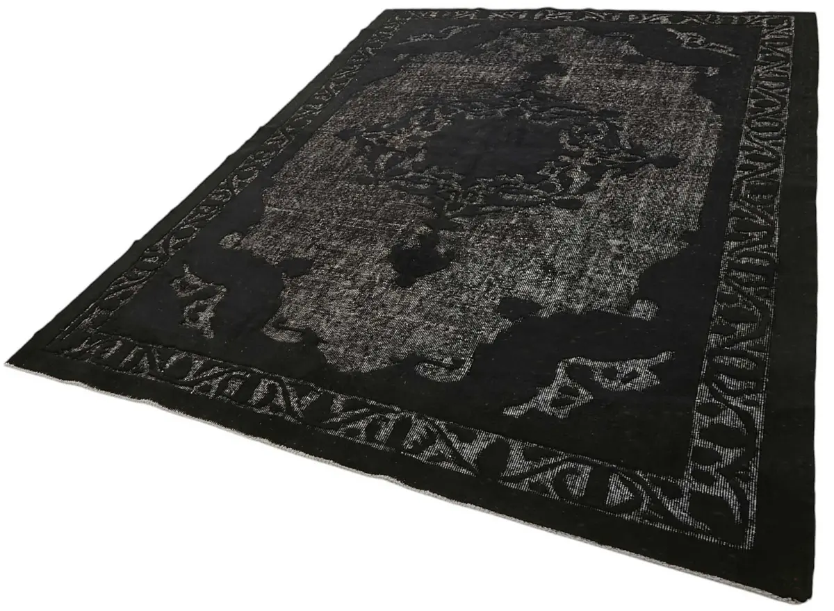 Oyma Siyah Pamuk Üzerine Yün El Dokuma Kilim-210x299 - Görsel 3