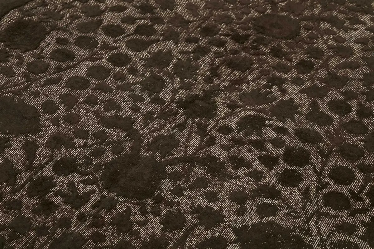 Oyma Kahverengi Pamuk Üzerine Yün El Dokuma Kilim-198x286 - Görsel 5