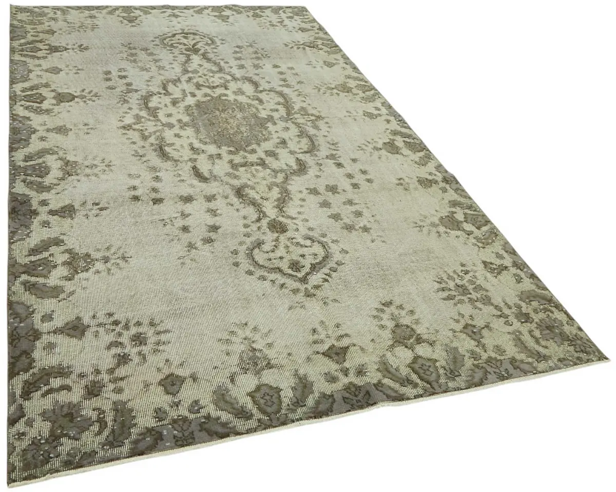 Oyma Gri Pamuk Üzerine Yün El Dokuma Kilim-173x296 - Görsel 2