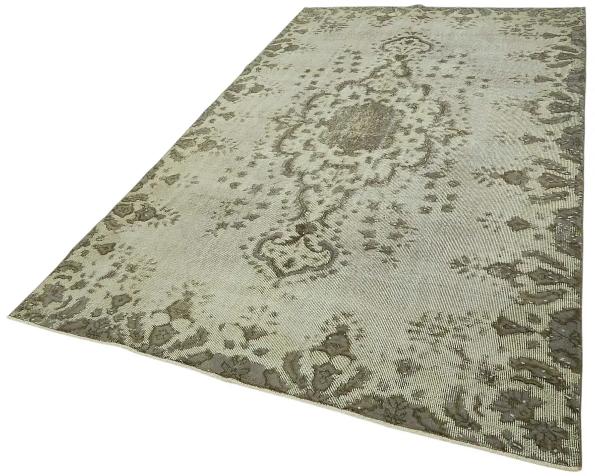 Oyma Gri Pamuk Üzerine Yün El Dokuma Kilim-173x296 - Görsel 3