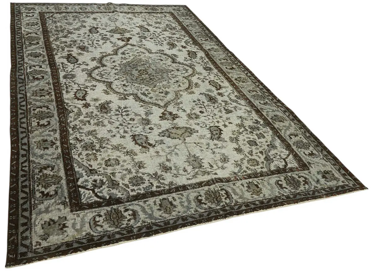 Oyma Gri Pamuk Üzerine Yün El Dokuma Kilim-200x304 - Görsel 2