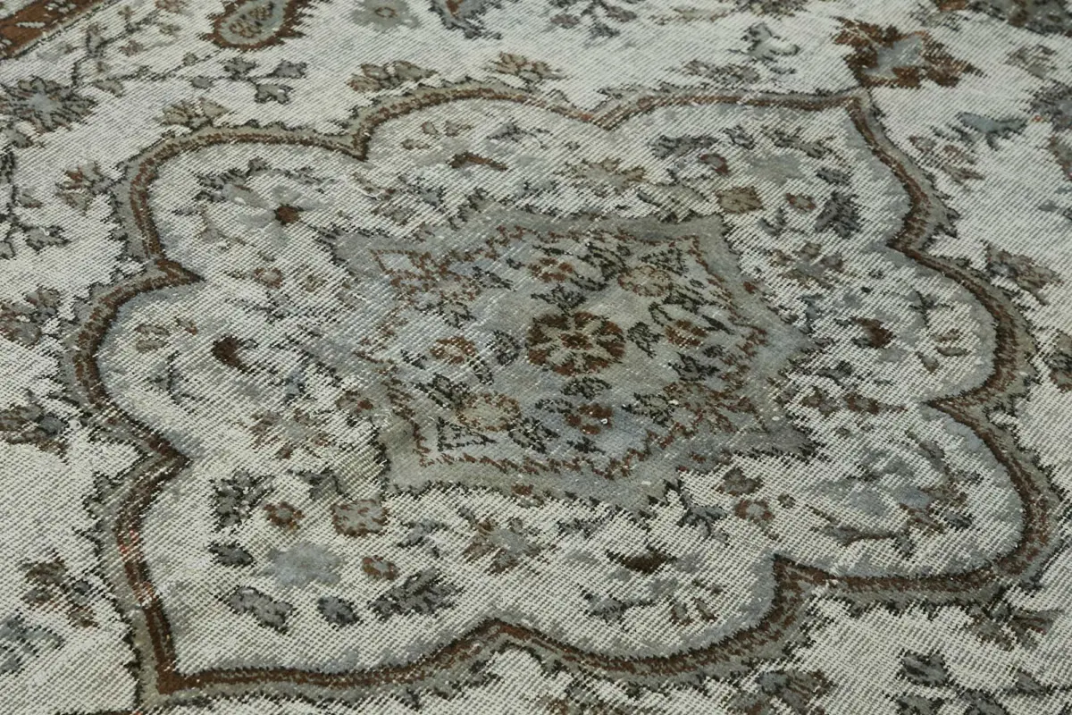 Oyma Gri Pamuk Üzerine Yün El Dokuma Kilim-200x304 - Görsel 5