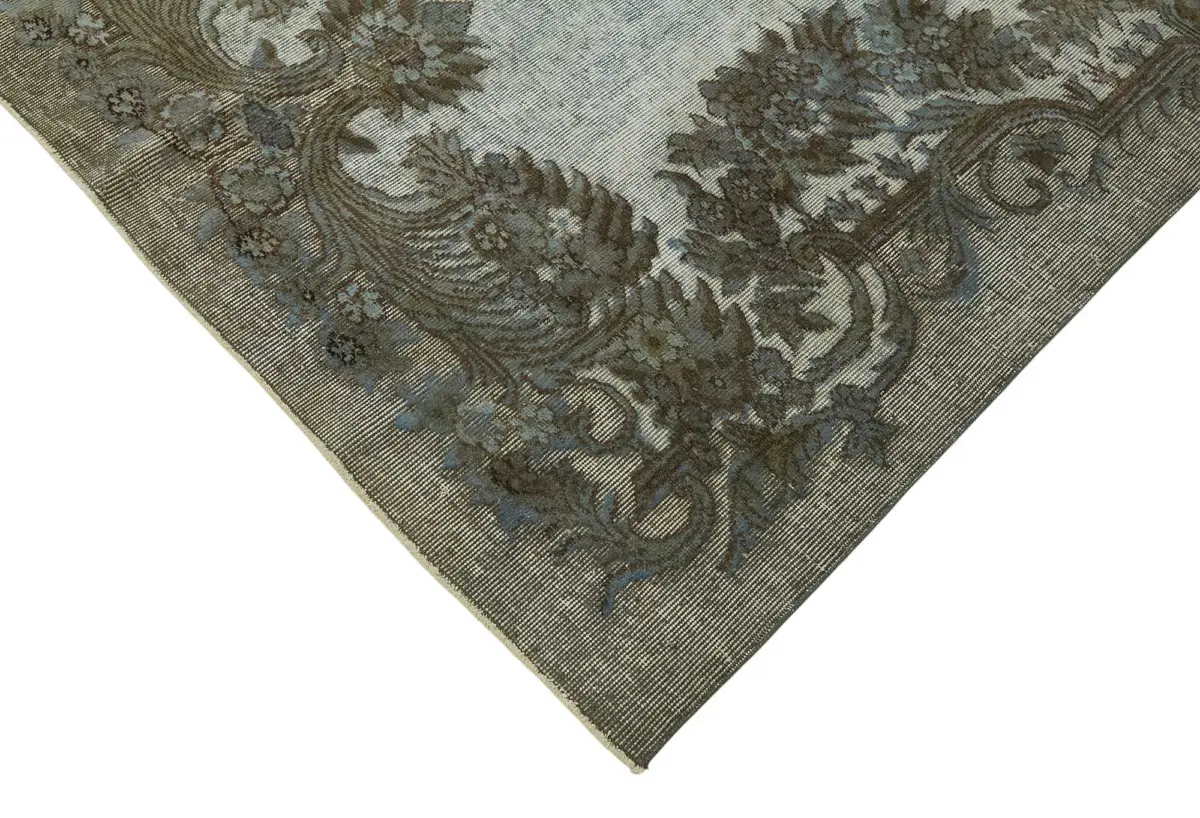 Oyma Gri Pamuk Üzerine Yün El Dokuma Kilim-164x267 - Görsel 4