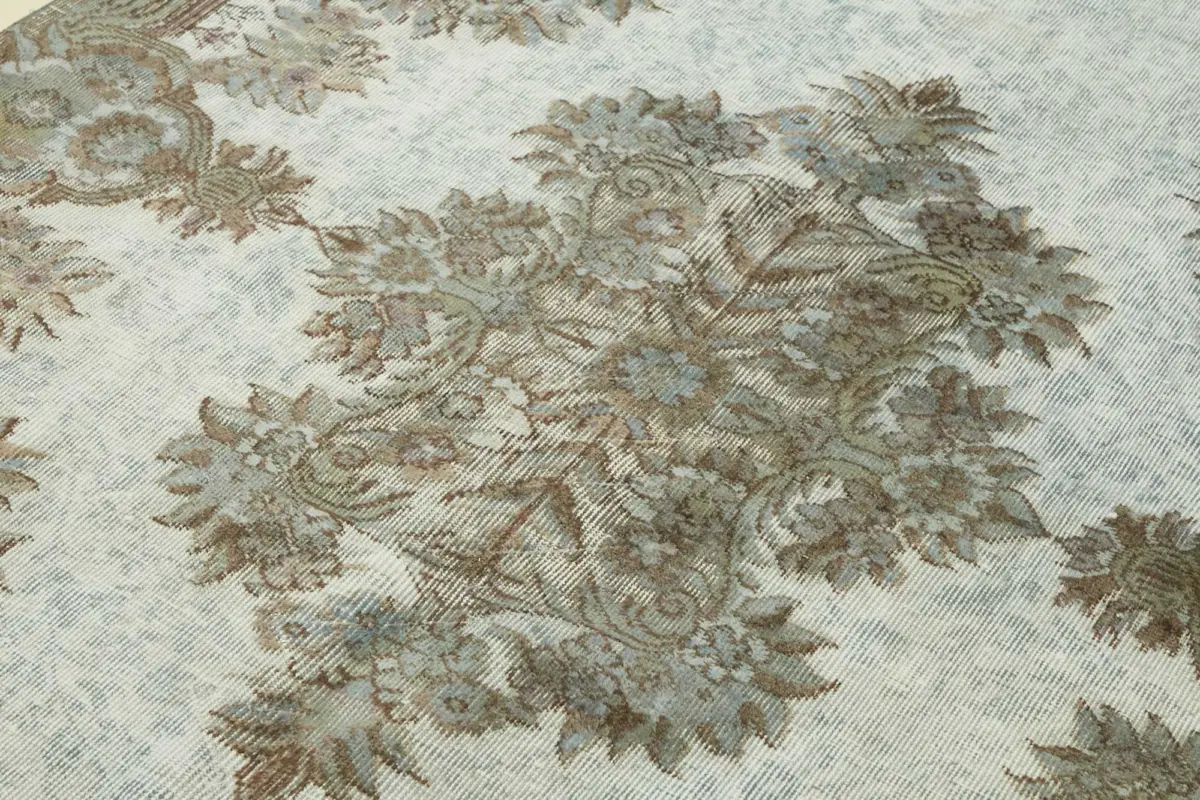 Oyma Gri Pamuk Üzerine Yün El Dokuma Kilim-164x267 - Görsel 5