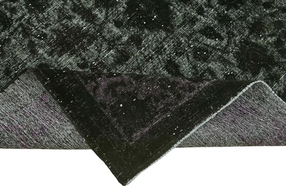 Oyma Siyah Pamuk Üzerine Yün El Dokuma Kilim-199x311 - Görsel 6