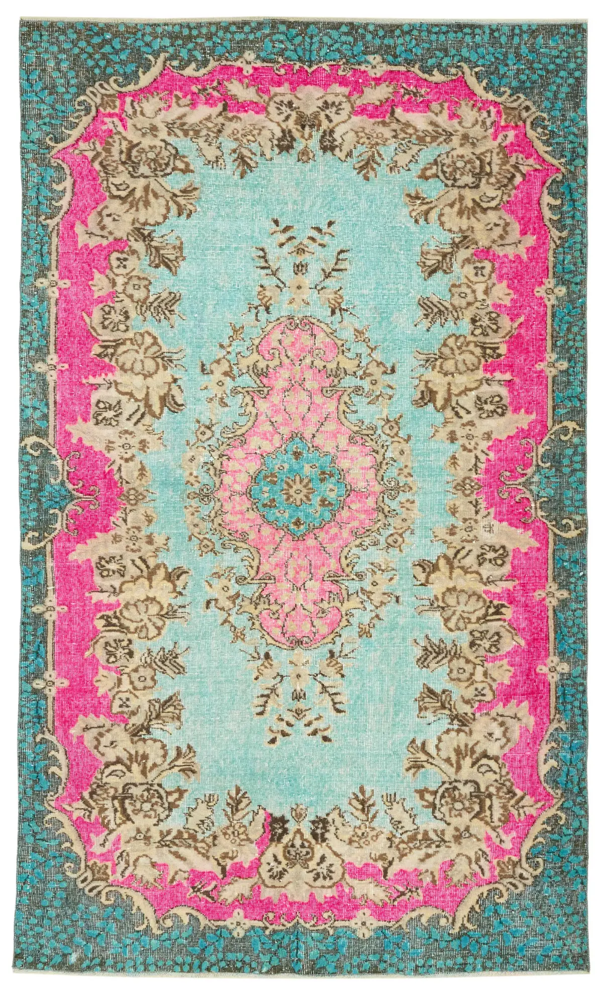 Rc_46957_0_Blue_Hi_Low_Pile_Overdyed_Rugs