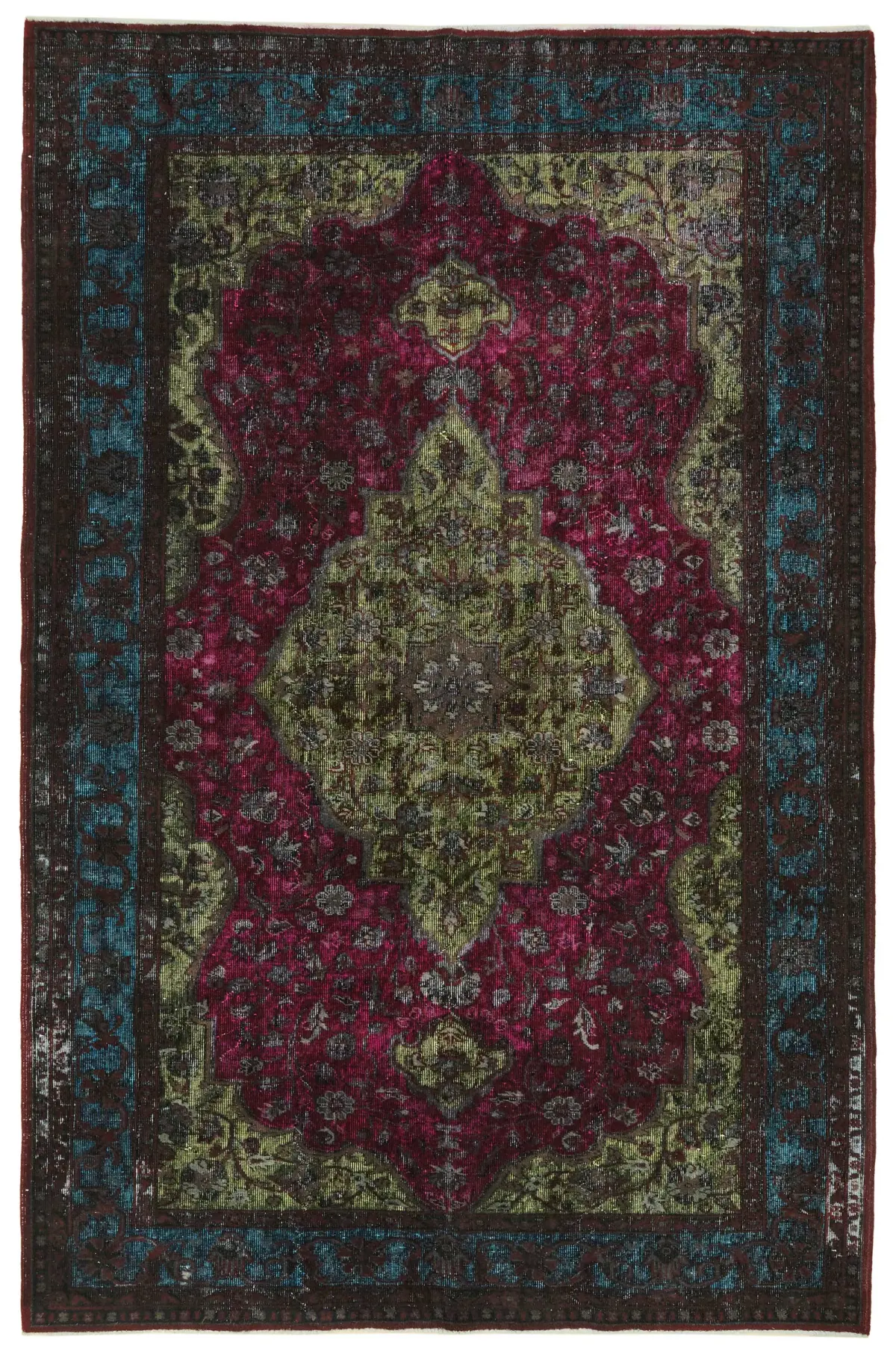 Rc_46960_0_Multicolor_Hi_Low_Pile_Overdyed_Rugs