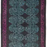 Oyma Yeşil Pamuk Üzerine Yün El Dokuma Kilim-225x330