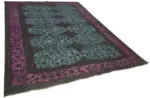 Oyma Yeşil Pamuk Üzerine Yün El Dokuma Kilim-225x330 - Görsel 2