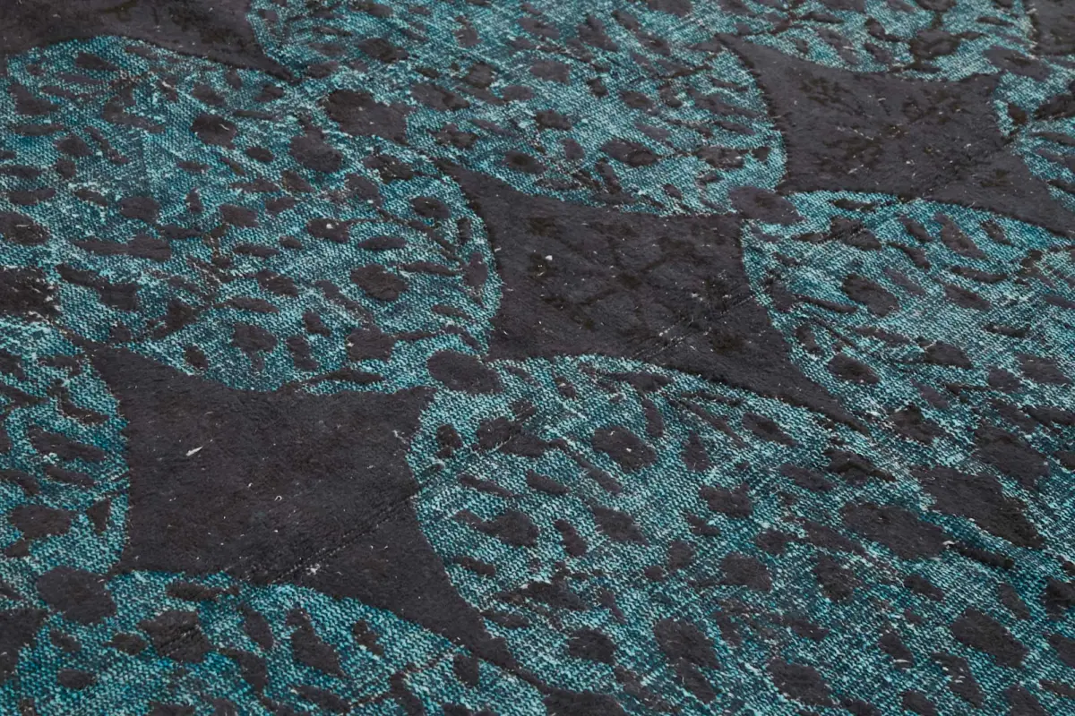 Oyma Yeşil Pamuk Üzerine Yün El Dokuma Kilim-225x330 - Görsel 5