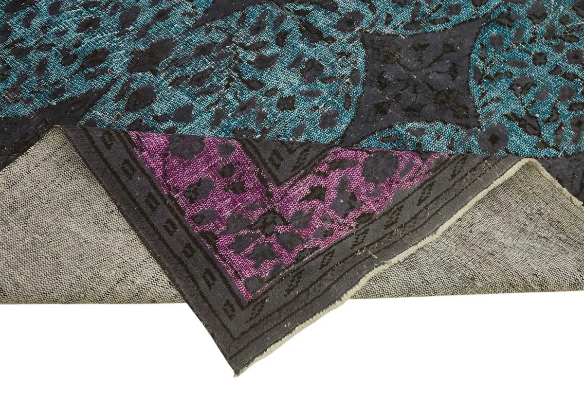 Oyma Yeşil Pamuk Üzerine Yün El Dokuma Kilim-225x330 - Görsel 6