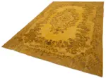 Oyma Sarı Pamuk Üzerine Yün El Dokuma Kilim-200x310 - Görsel 3