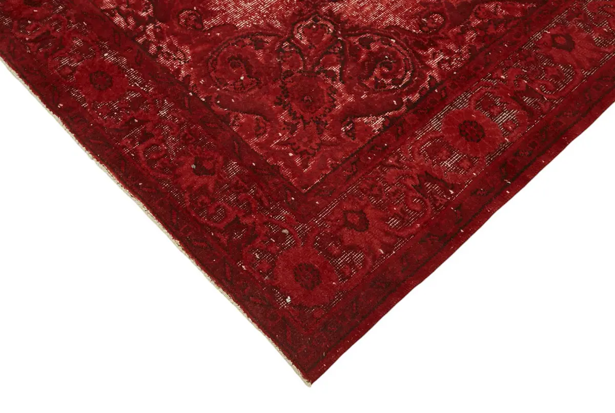 Oyma Kırmızı Pamuk Üzerine Yün El Dokuma Kilim-208x335 - Görsel 4