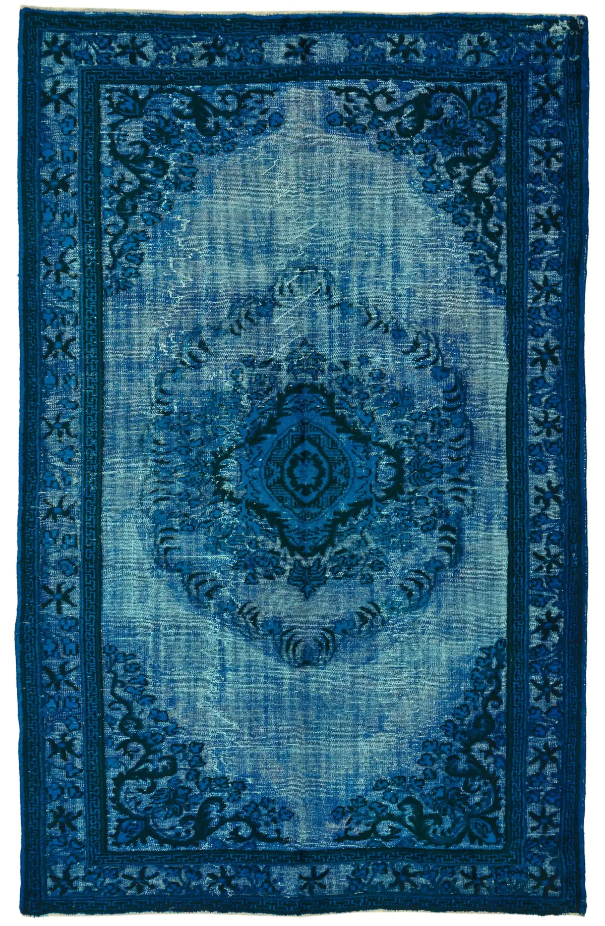 Rc_46970_0_Blue_Hi_Low_Pile_Overdyed_Rugs