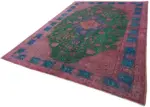 Oyma Mor Pamuk Üzerine Yün El Dokuma Kilim-230x330 - Görsel 3