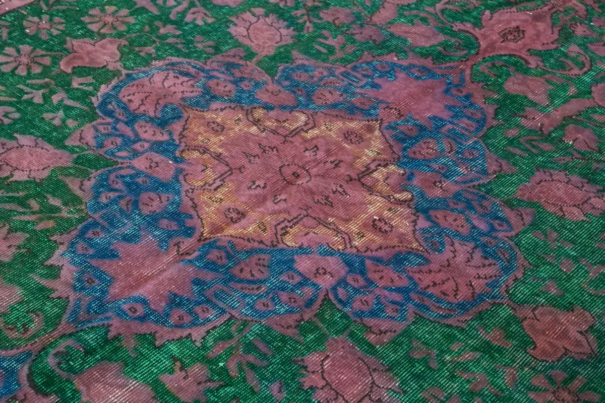 Oyma Mor Pamuk Üzerine Yün El Dokuma Kilim-230x330 - Görsel 5