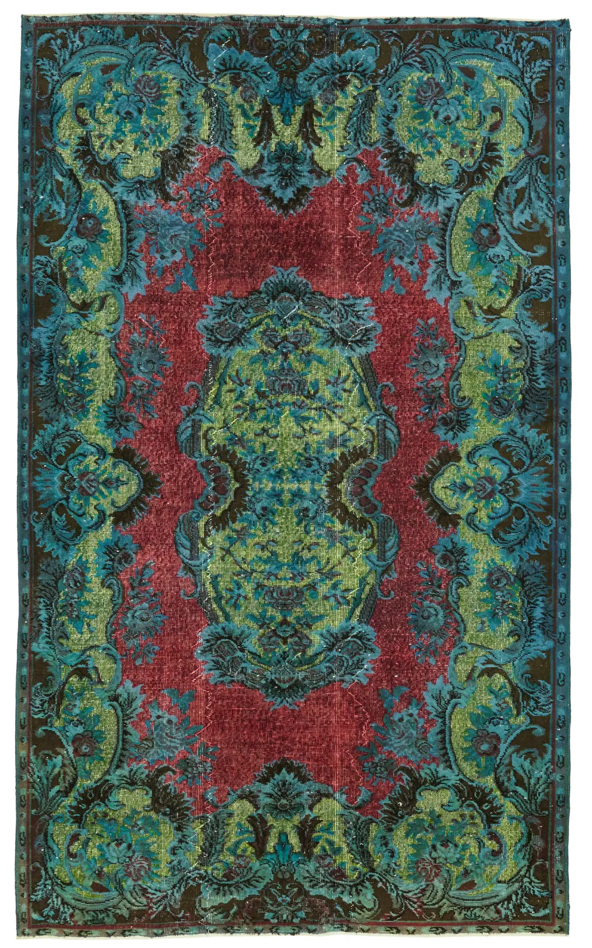 Rc_46980_0_Blue_Hi_Low_Pile_Overdyed_Rugs