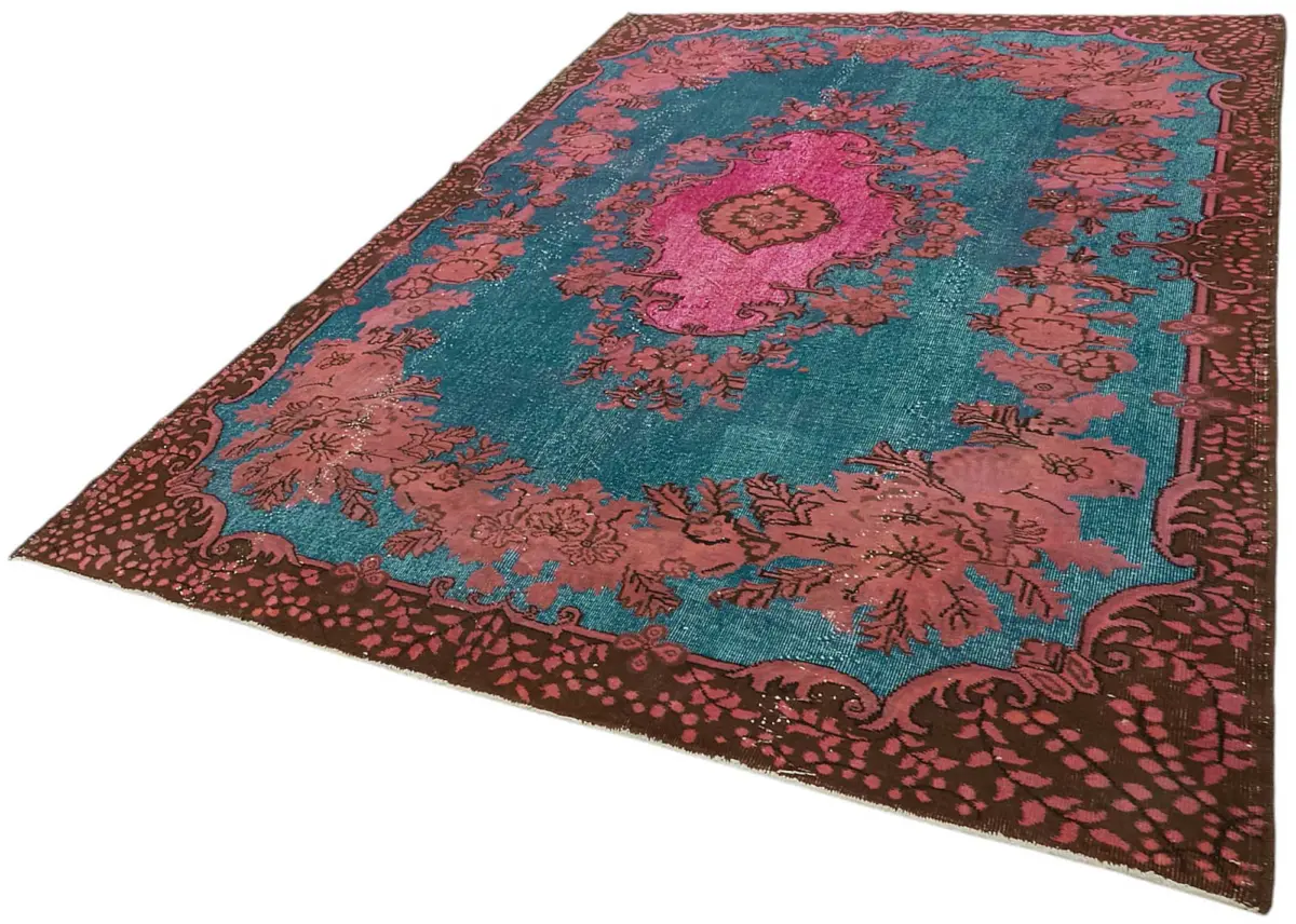 Oyma Pembe Pamuk Üzerine Yün El Dokuma Kilim-209x309 - Görsel 3