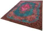 Oyma Pembe Pamuk Üzerine Yün El Dokuma Kilim-209x309 - Görsel 3