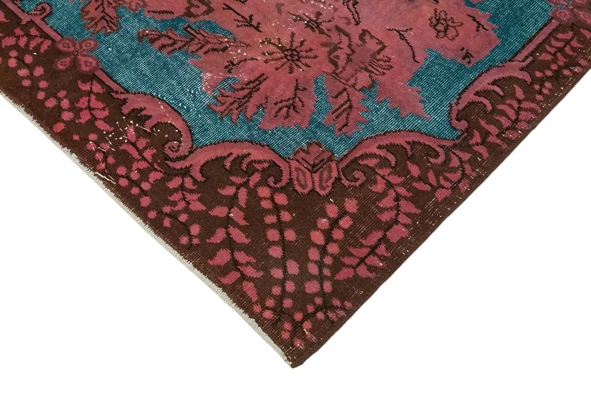 Oyma Pembe Pamuk Üzerine Yün El Dokuma Kilim-209x309 - Görsel 4