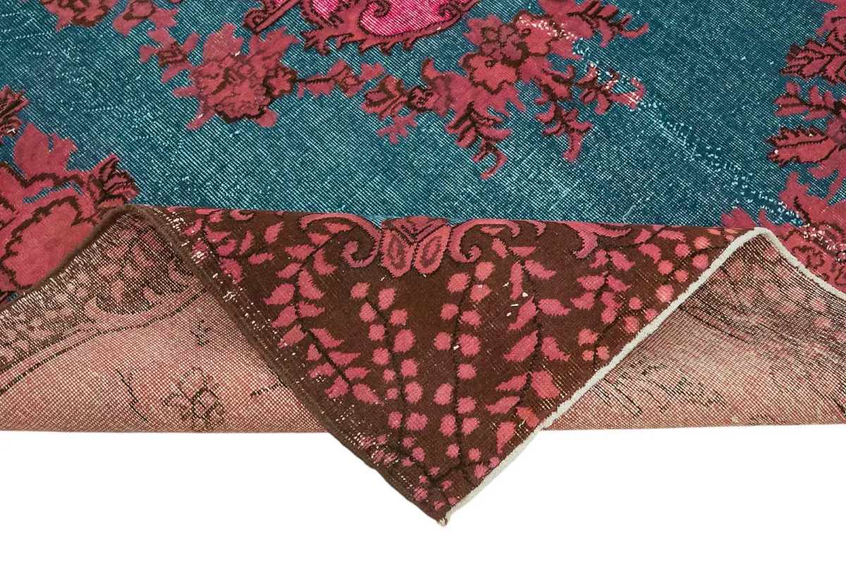 Oyma Pembe Pamuk Üzerine Yün El Dokuma Kilim-209x309 - Görsel 6