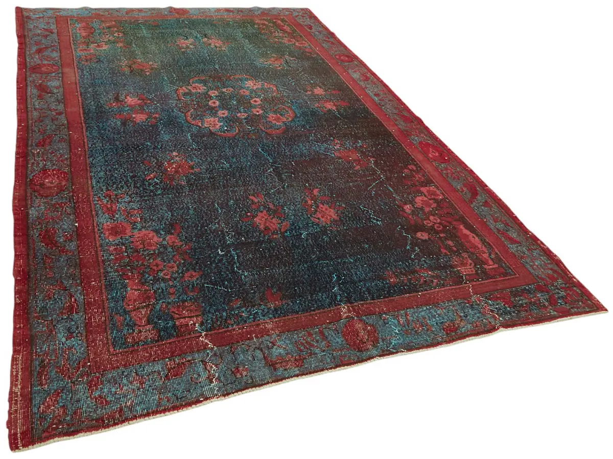 Oyma Kırmızı Pamuk Üzerine Yün El Dokuma Kilim-216x348 - Görsel 2