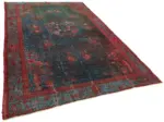 Oyma Kırmızı Pamuk Üzerine Yün El Dokuma Kilim-216x348 - Görsel 2