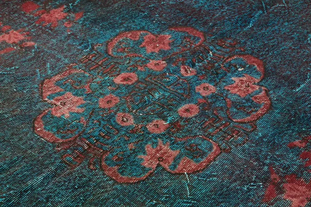 Oyma Kırmızı Pamuk Üzerine Yün El Dokuma Kilim-216x348 - Görsel 5