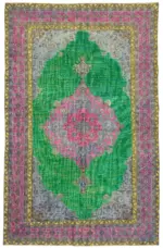 Oyma Multi Pamuk Üzerine Yün El Dokuma Kilim-213x334