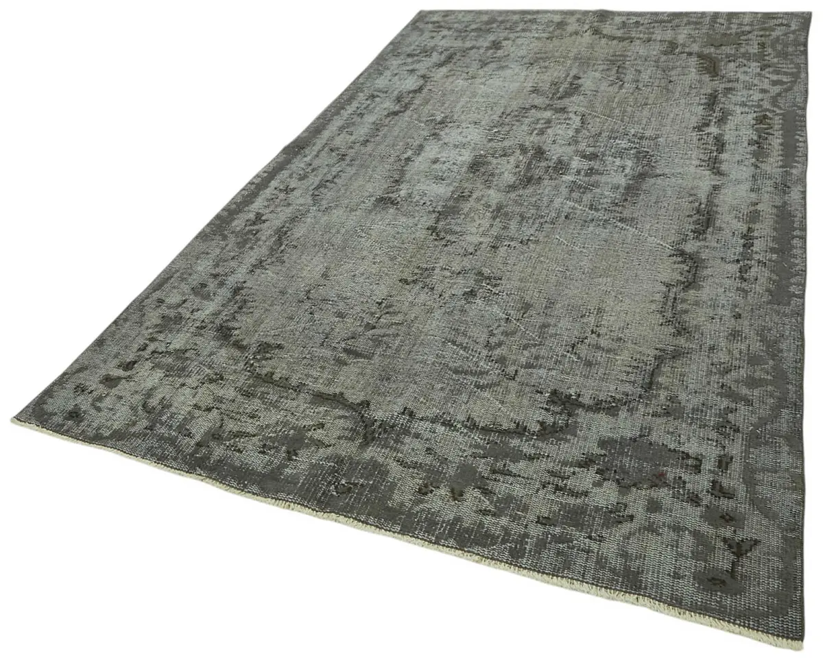 Oyma Gri Pamuk Üzerine Yün El Dokuma Kilim-169x287 - Görsel 3