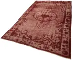 Oyma Kırmızı Pamuk Üzerine Yün El Dokuma Kilim-174x265 - Görsel 3