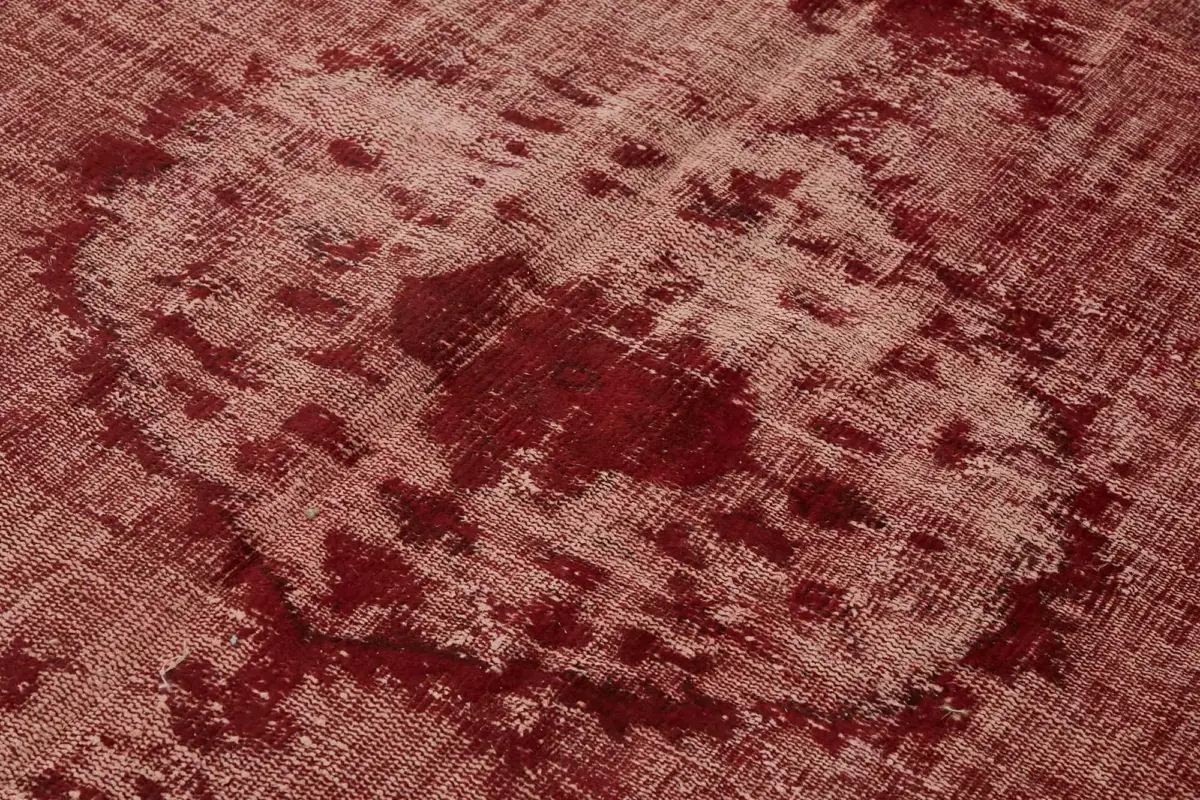 Oyma Kırmızı Pamuk Üzerine Yün El Dokuma Kilim-174x265 - Görsel 5