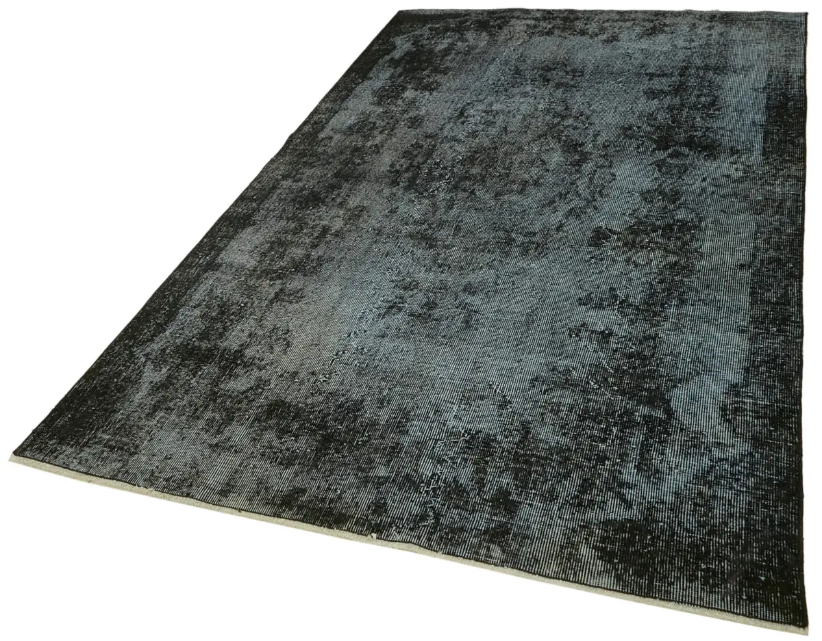 Oyma Siyah Pamuk Üzerine Yün El Dokuma Kilim-158x267 - Görsel 3