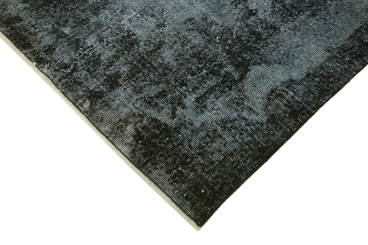 Oyma Siyah Pamuk Üzerine Yün El Dokuma Kilim-158x267 - Görsel 4