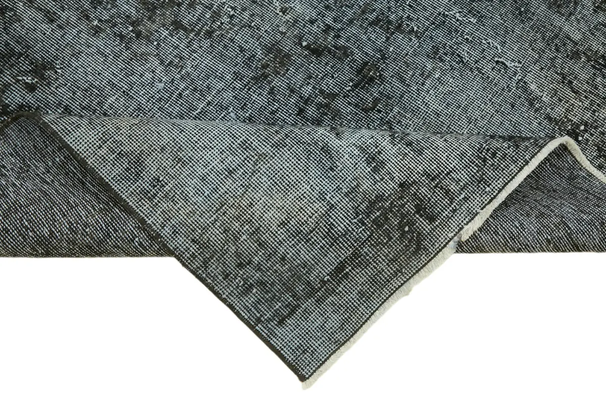 Oyma Siyah Pamuk Üzerine Yün El Dokuma Kilim-158x267 - Görsel 6