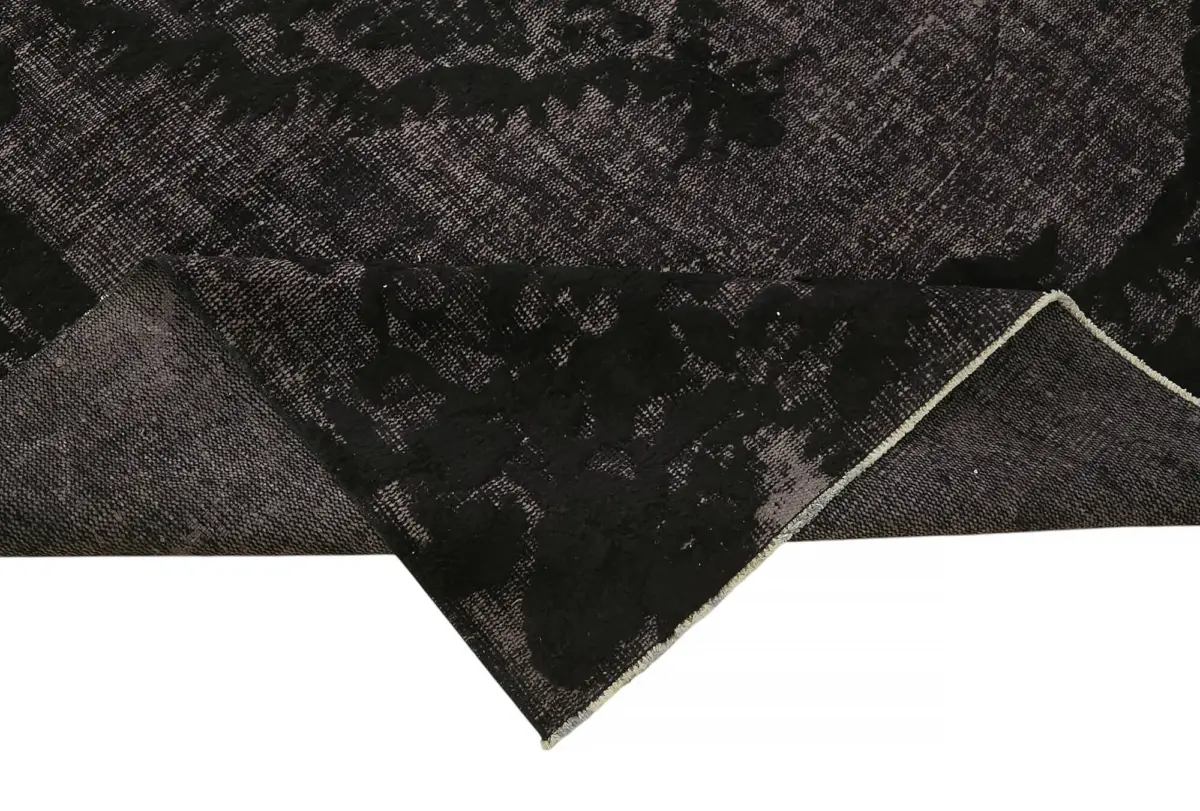 Oyma Siyah Pamuk Üzerine Yün El Dokuma Kilim-223x312 - Görsel 6