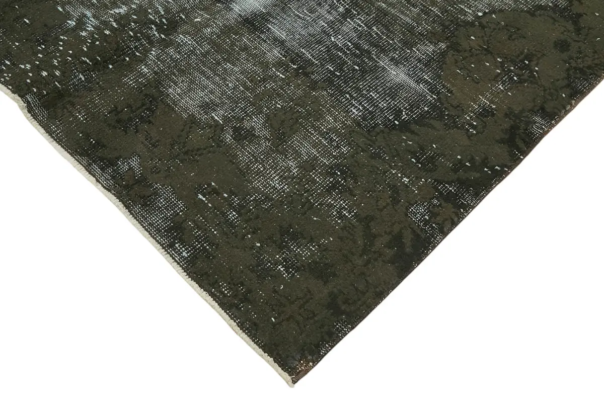 Oyma Siyah Pamuk Üzerine Yün El Dokuma Kilim-142x226 - Görsel 4