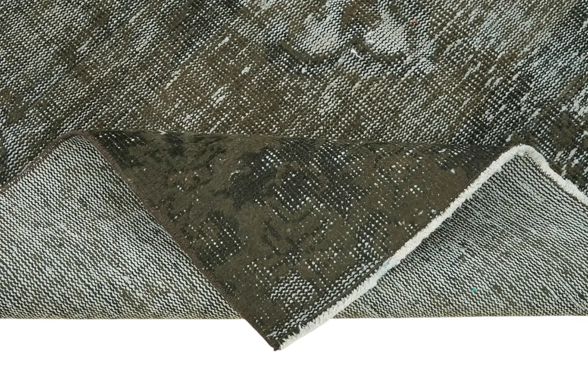 Oyma Siyah Pamuk Üzerine Yün El Dokuma Kilim-142x226 - Görsel 6