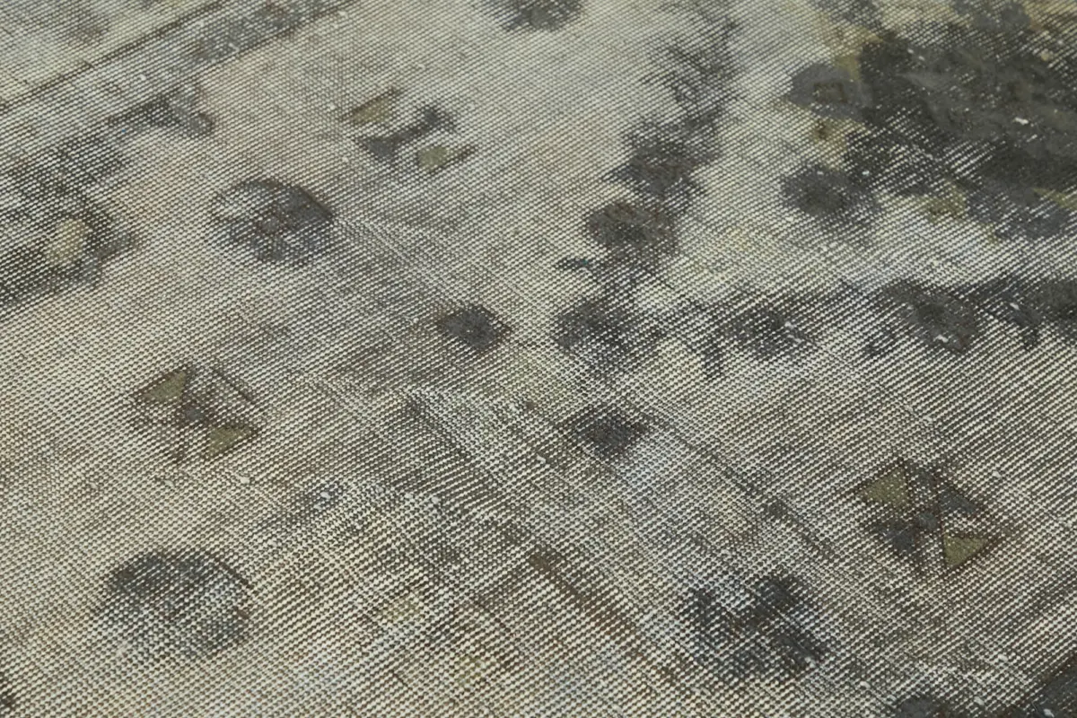 Oyma Gri Pamuk Üzerine Yün El Dokuma Kilim-125x242 - Görsel 5