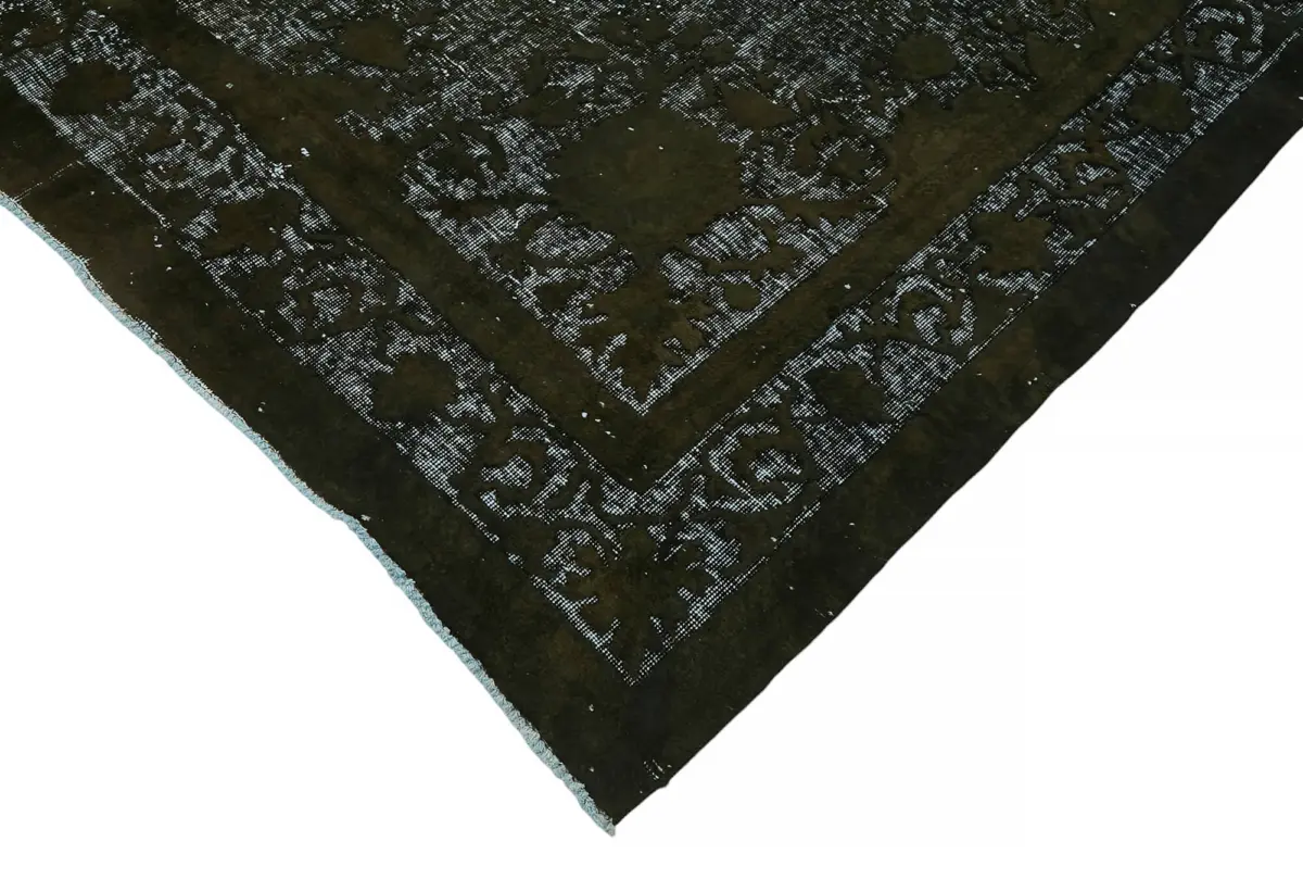 Oyma Siyah Pamuk Üzerine Yün El Dokuma Kilim-213x345 - Görsel 4