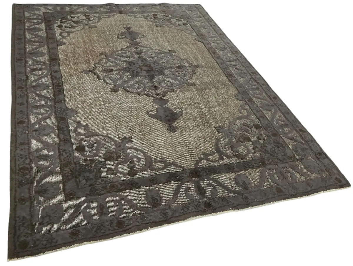 Oyma Gri Pamuk Üzerine Yün El Dokuma Kilim-174x261 - Görsel 2