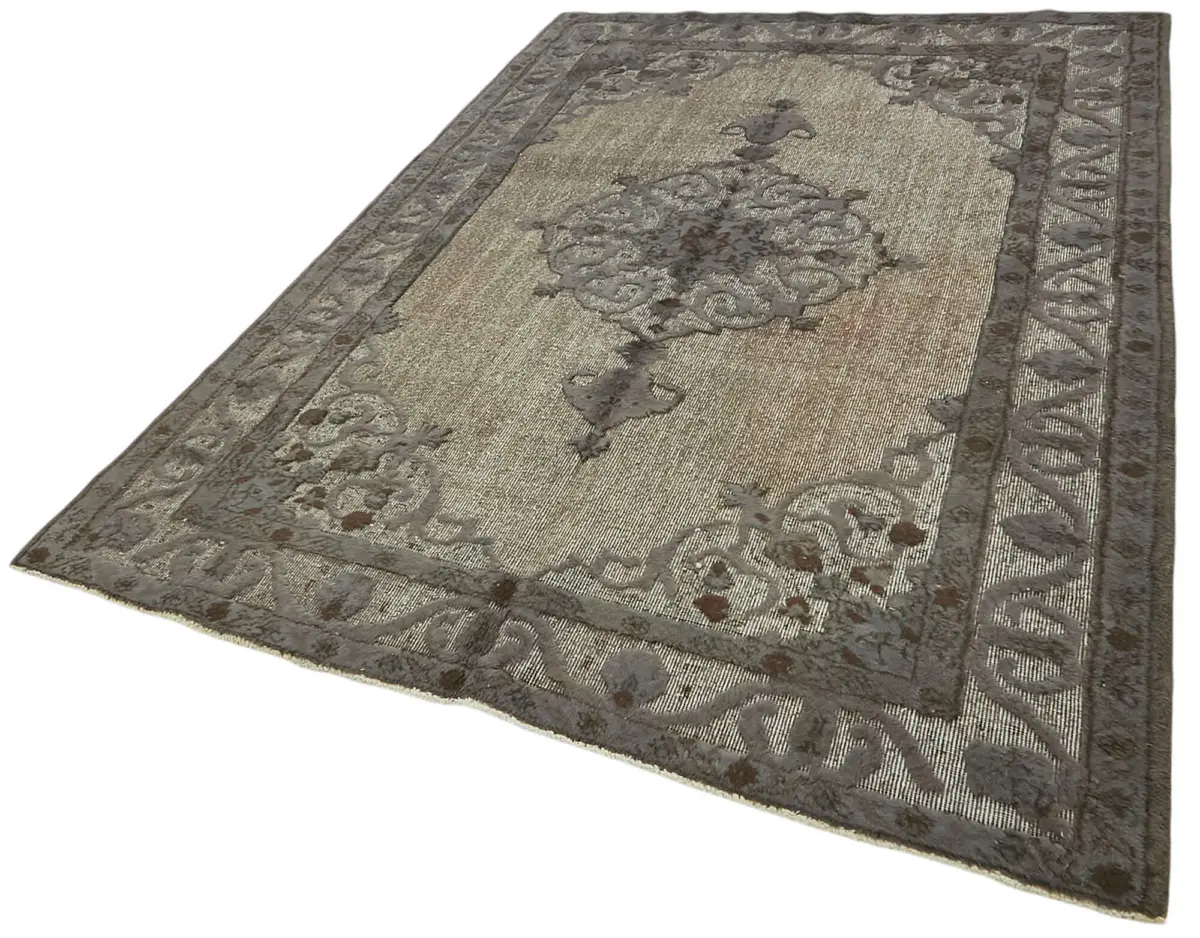 Oyma Gri Pamuk Üzerine Yün El Dokuma Kilim-174x261 - Görsel 3