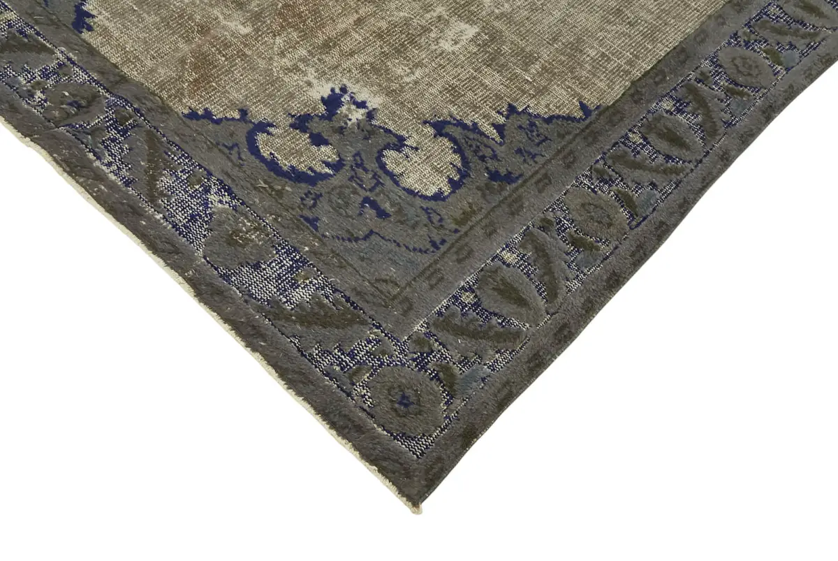 Oyma Gri Pamuk Üzerine Yün El Dokuma Kilim-181x268 - Görsel 4