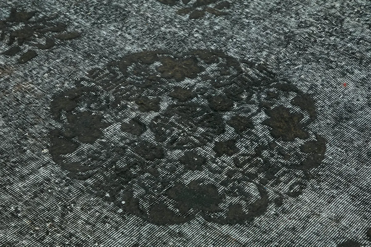 Oyma Siyah Pamuk Üzerine Yün El Dokuma Kilim-217x320 - Görsel 5