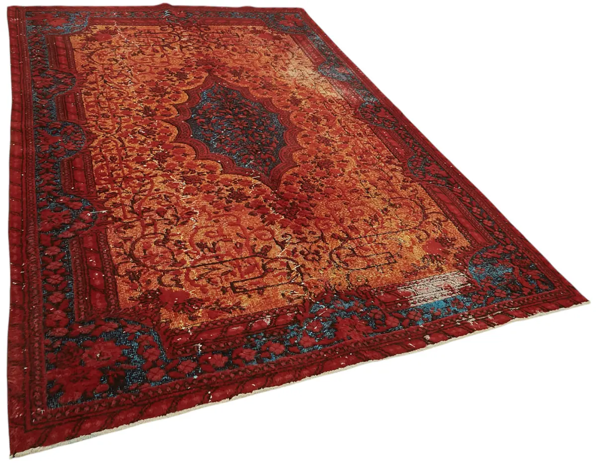 Oyma kır Pamuk Üzerine Yün El Dokuma Kilim-207x318 - Görsel 2