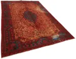 Oyma kır Pamuk Üzerine Yün El Dokuma Kilim-207x318 - Görsel 2