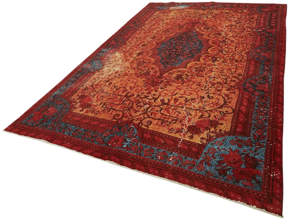 Oyma kır Pamuk Üzerine Yün El Dokuma Kilim-207x318 - Görsel 3